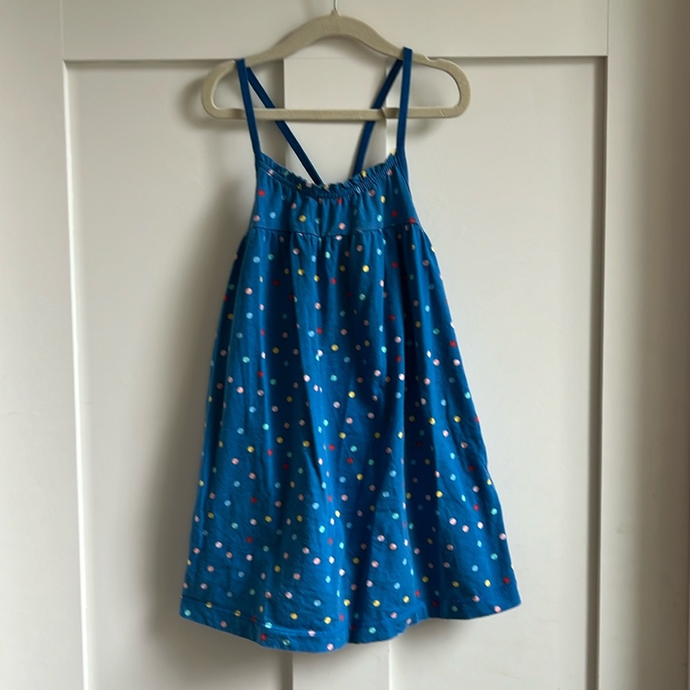 Hanna Andersson Blue Polka Dot Dress